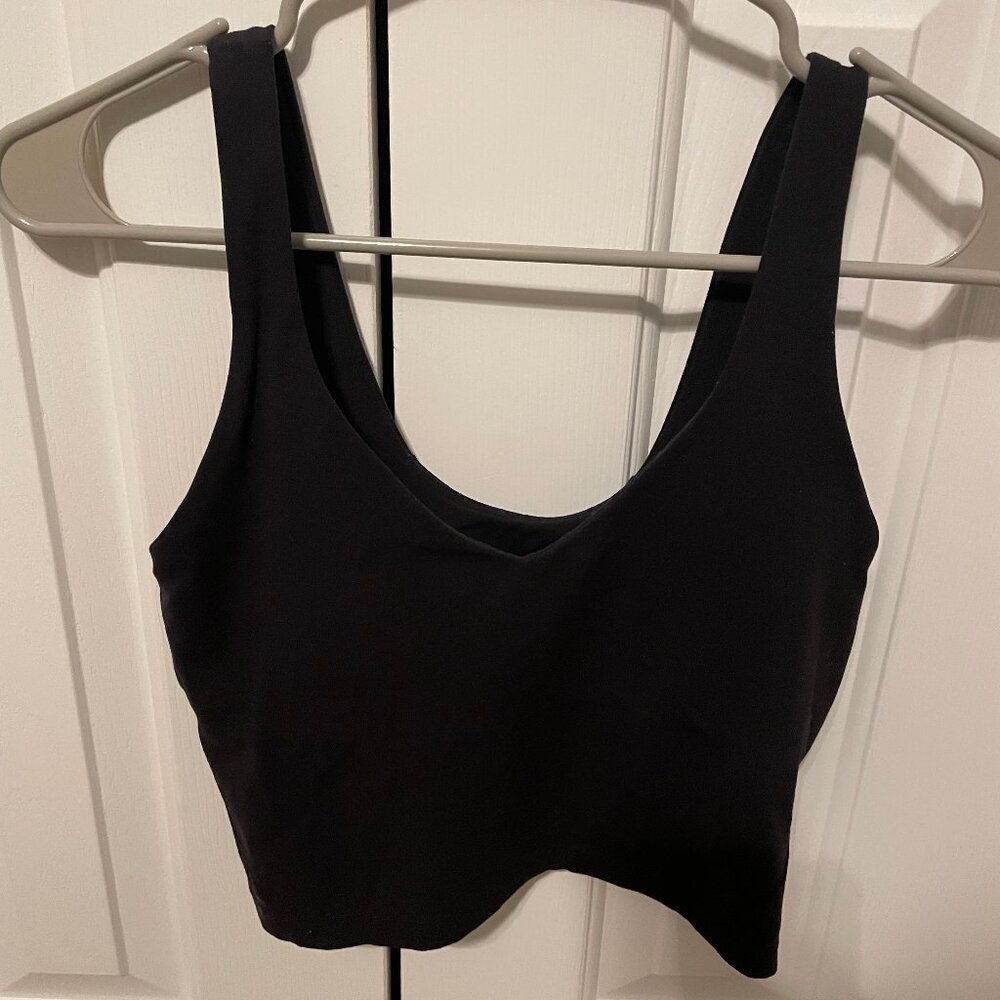 Lululemon Women's Black Align™ Tank Top Light Support Size 4 (Good)